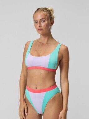Women's FLU3NTE Colourblock Bikini Lilac/Green